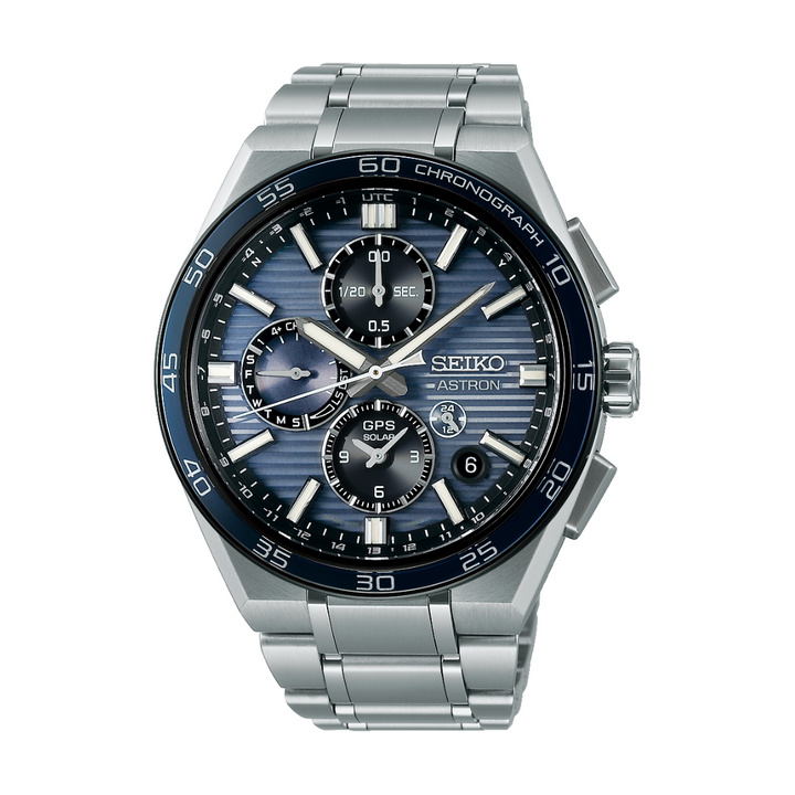 SEIKO ASTRON SSH175J1 DUAL-TIME GPS SOLAR CHRONOGRAPH MEN WATCH