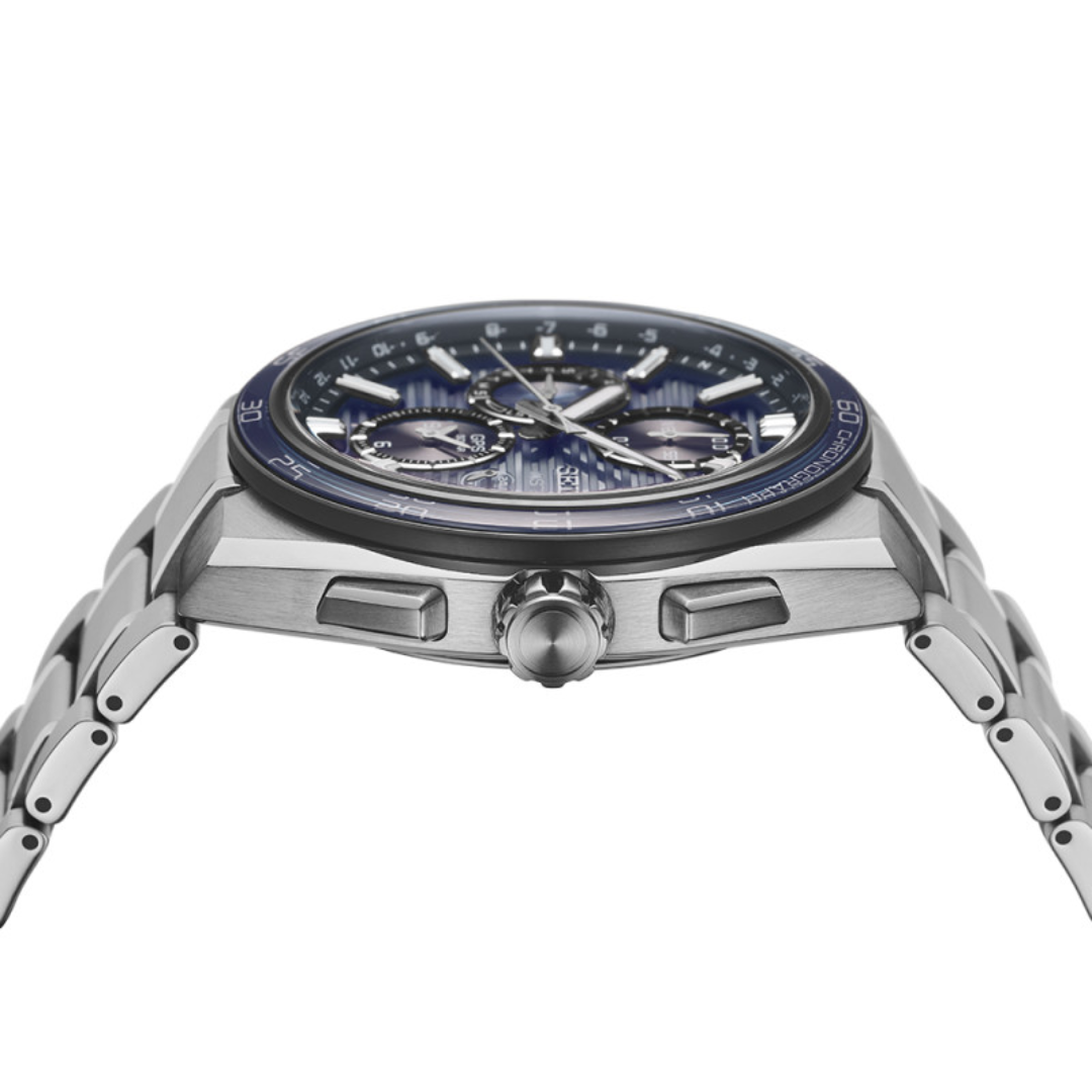 SEIKO ASTRON SSH175J1 DUAL-TIME GPS SOLAR CHRONOGRAPH MEN WATCH