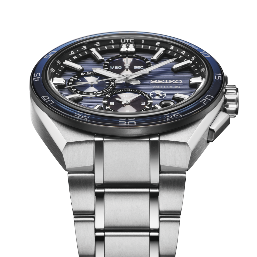 SEIKO ASTRON SSH175J1 DUAL-TIME GPS SOLAR CHRONOGRAPH MEN WATCH