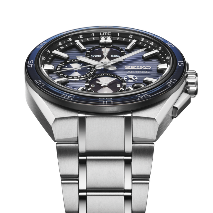SEIKO ASTRON SSH175J1 DUAL-TIME GPS SOLAR CHRONOGRAPH MEN WATCH