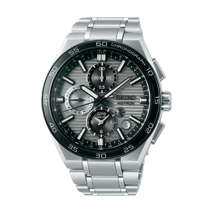 SEIKO ASTRON SSH177J1 DUAL-TIME GPS SOLAR CHRONOGRAPH MEN WATCH