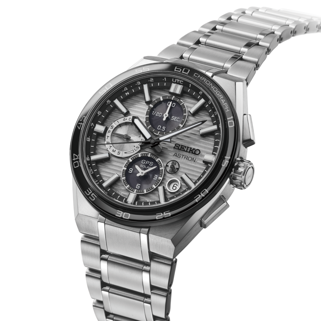 SEIKO ASTRON SSH177J1 DUAL-TIME GPS SOLAR CHRONOGRAPH MEN WATCH