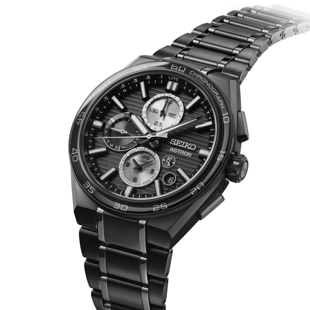SEIKO ASTRON SSH179J1 DUAL-TIME GPS SOLAR CHRONOGRAPH MEN WATCH