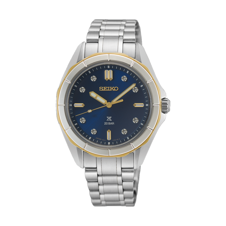 SEIKO PROSPEX SUR620J1 MARINE SPORTS DIAMOND-SET QUARTZ ANALOG WOMEN WATCH