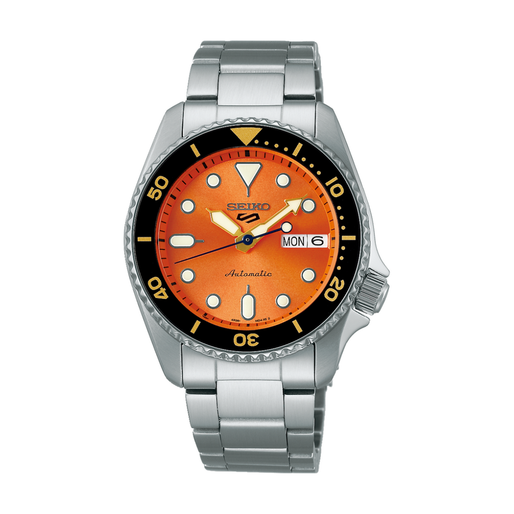 Seiko 5 Sports SRPK35K1 SKX Midi Orange Men Watch | City Chain