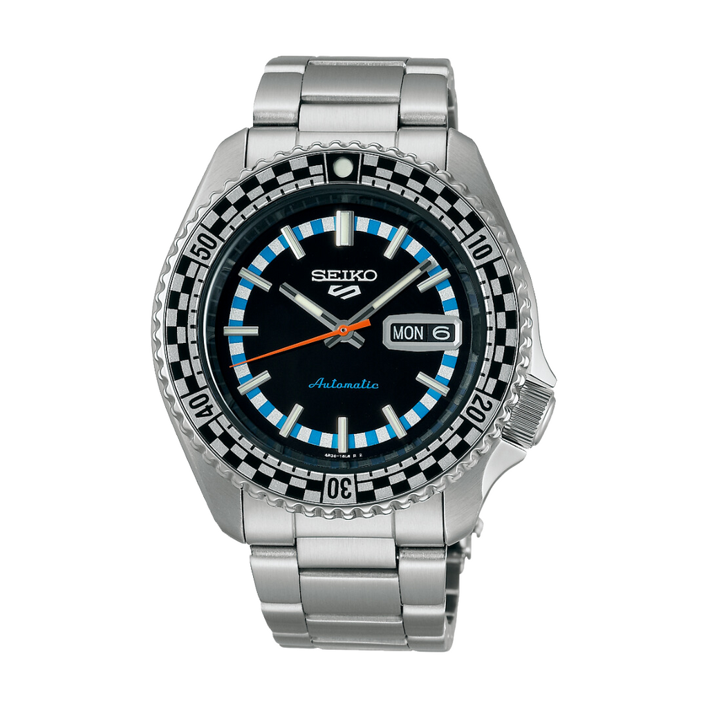 SEIKO 5 SPORTS SRPK67K1 SPECIAL EDITION BLACK AND WHITE 'CHECKER