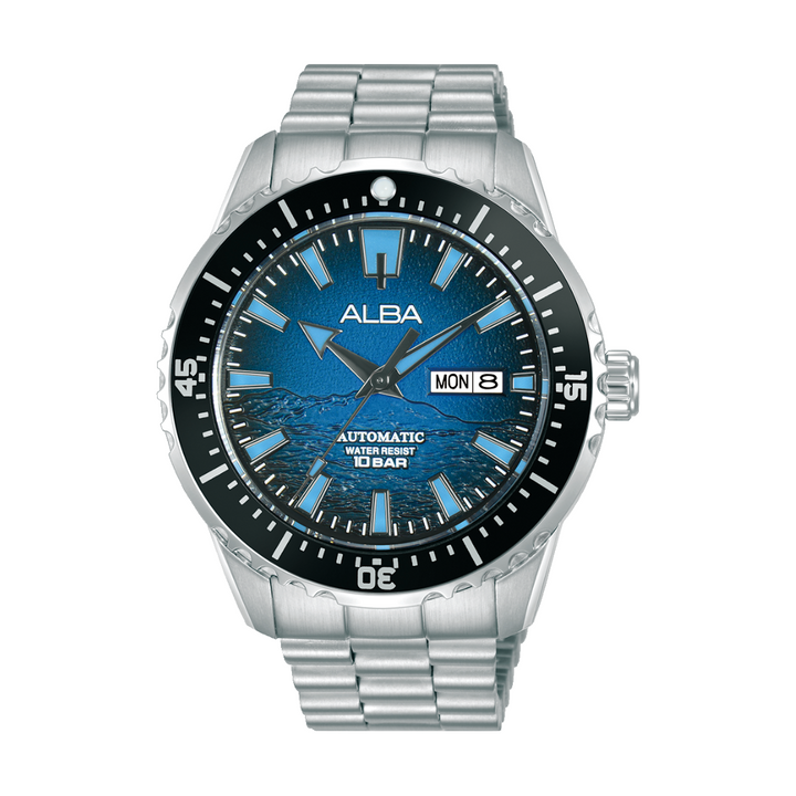 ALBA AL4741X MECHANICAL STAINLESS STEEL MEN WATCH