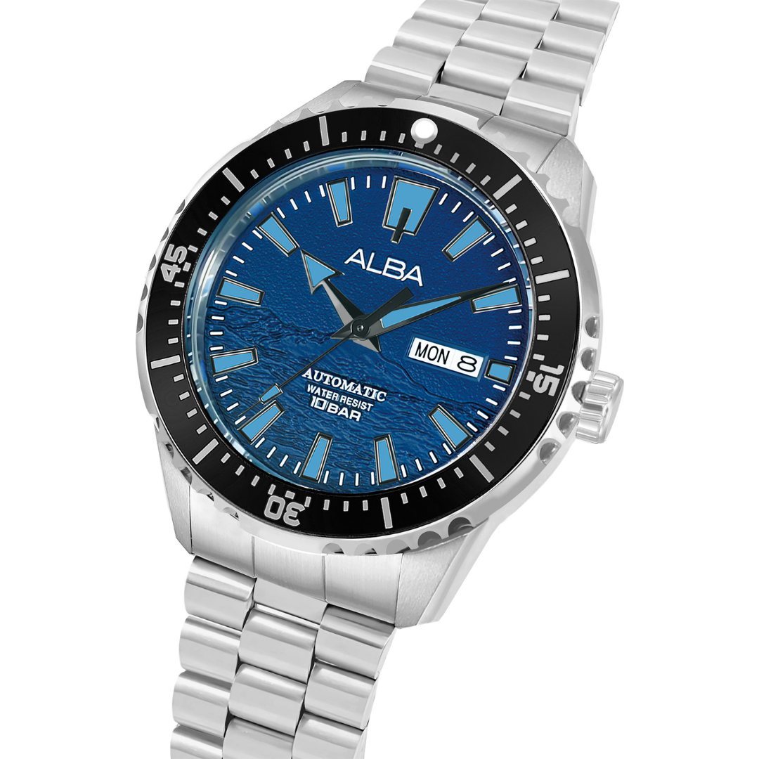 ALBA AL4741X MECHANICAL STAINLESS STEEL MEN WATCH