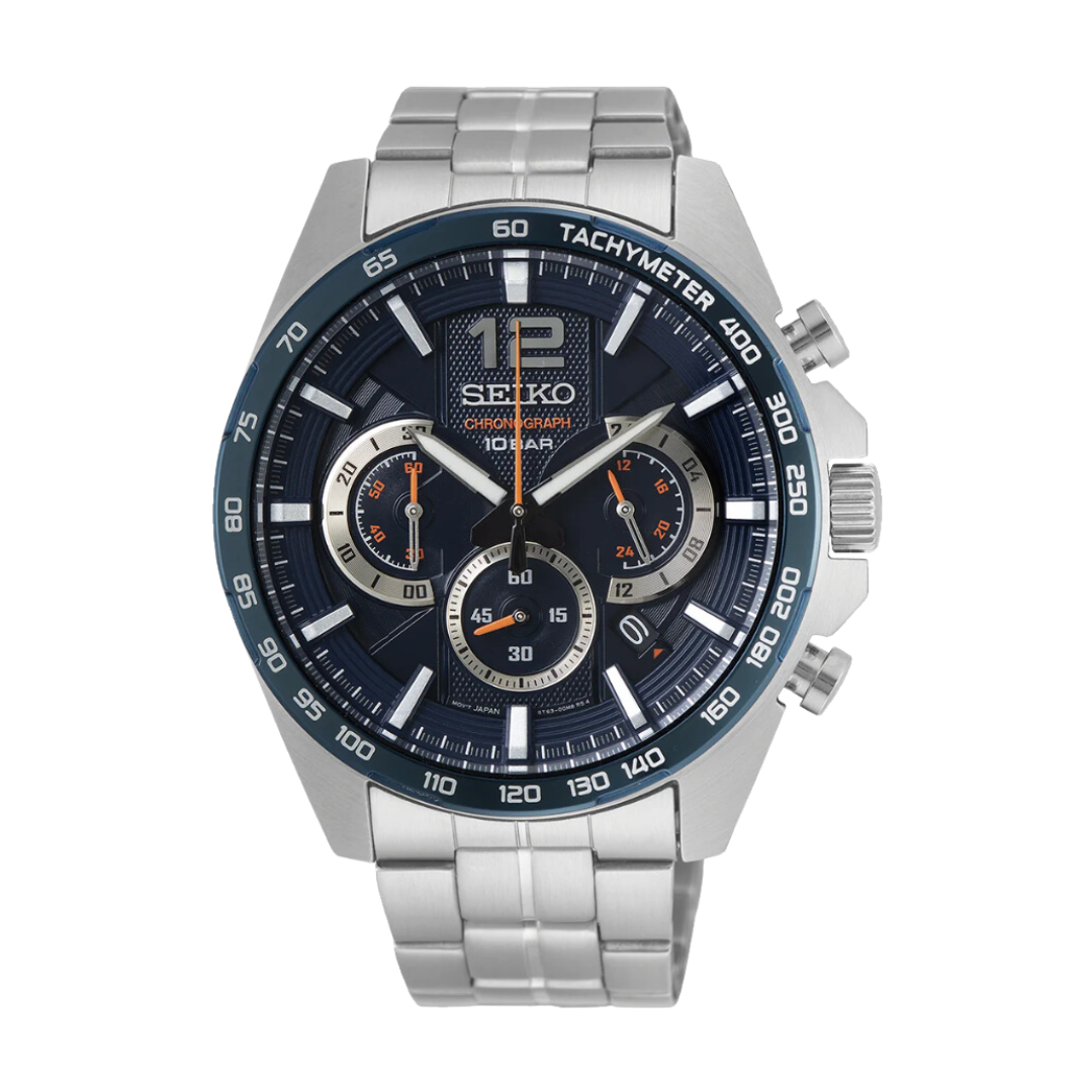 Seiko Chronograph SSB345P1 Quartz Men Watch