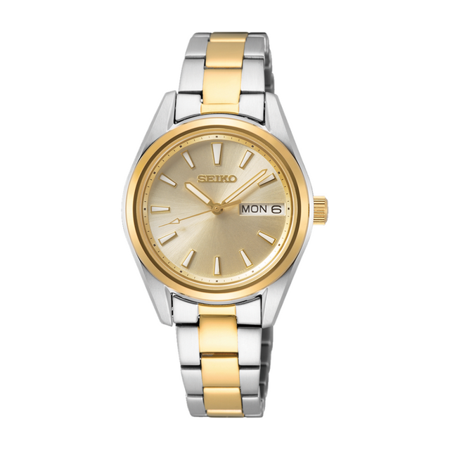 SEIKO SUR354P1 QUARTZ ANALOG 3 HANDS DATE WOMEN WATCH