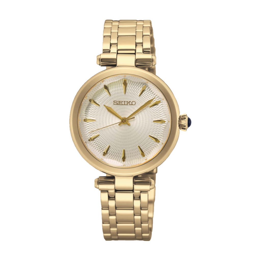 Seiko SRZ554P1 Gold-Tone Classic Women Watch | City Chain – City