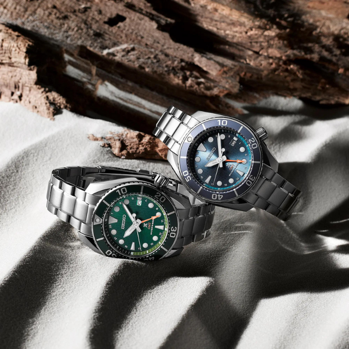 SEIKO PROSPEX SFK001J1 AQUA SUMO SOLAR GMT DIVER MEN WATCH
