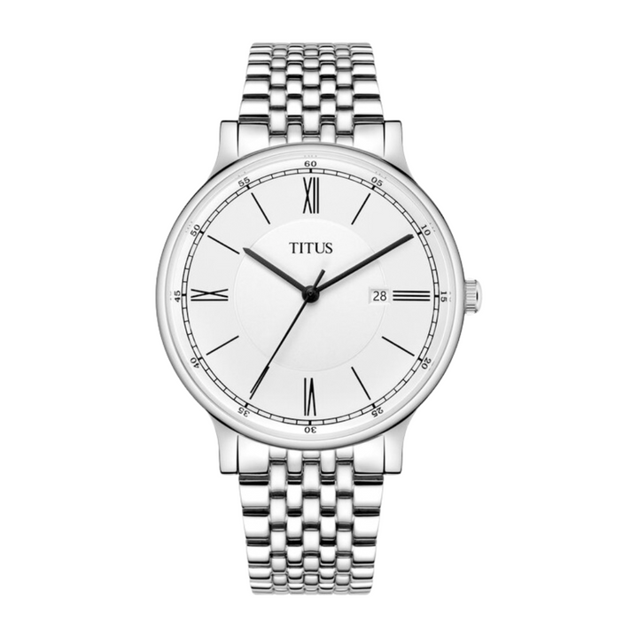 SOLVIL ET TITUS CLASSICIST W06-03044-002 3 HANDS DATE QUARTZ MEN WATCH