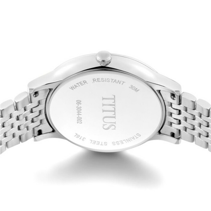 SOLVIL ET TITUS CLASSICIST W06-03044-002 3 HANDS DATE QUARTZ MEN WATCH