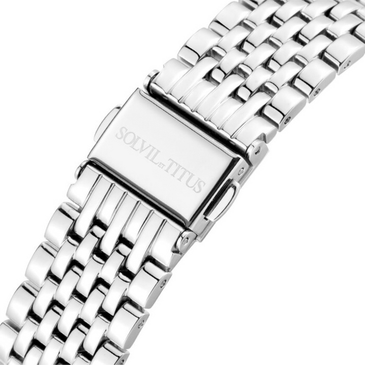 SOLVIL ET TITUS CLASSICIST W06-03044-002 3 HANDS DATE QUARTZ MEN WATCH