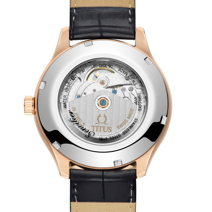 SOLVIL ET TITUS SONVILIER W06-03040-001 3 HANDS DATE AUTOMATIC MEN WATCH