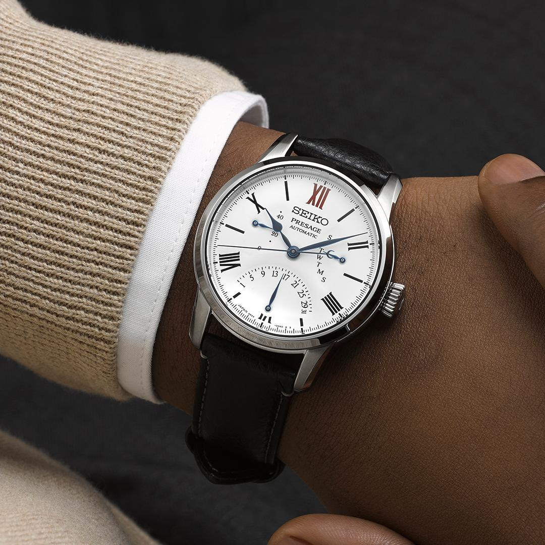 Seiko presage best sale enamel automatic spb045