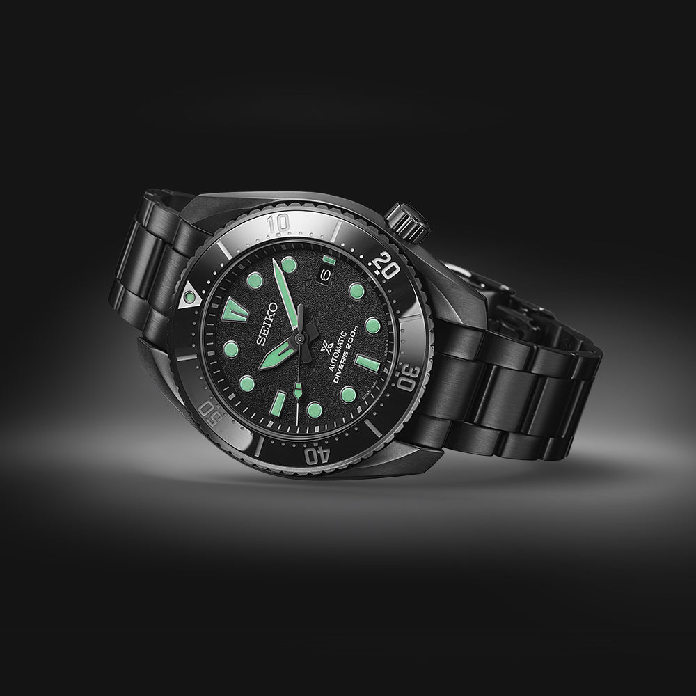SEIKO PROSPEX SPB433J1 BLACK SERIES ‘NIGHT VISION’ SUMO DIVER LIMITED EDITION MEN WATCH