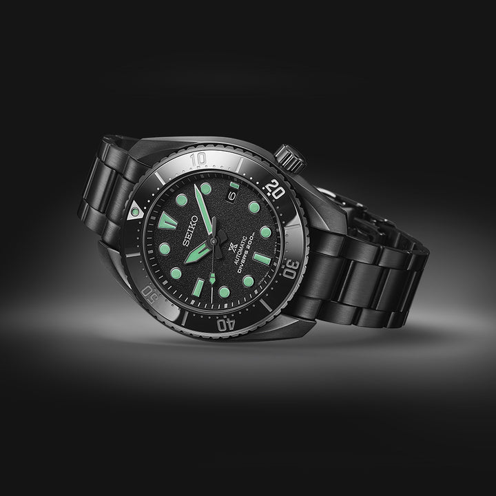 SEIKO PROSPEX SPB433J1 BLACK SERIES ‘NIGHT VISION’ SUMO DIVER LIMITED EDITION MEN WATCH