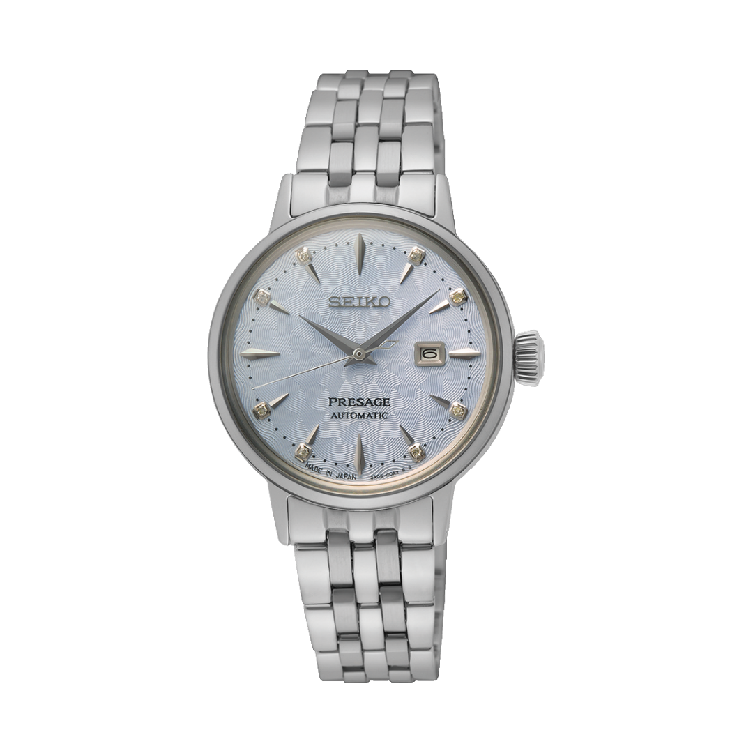 SEIKO PRESAGE SRE007J1 COCKTAIL TIME "SKY DIVING" DIAMOND TWIST WOMEN WATCH