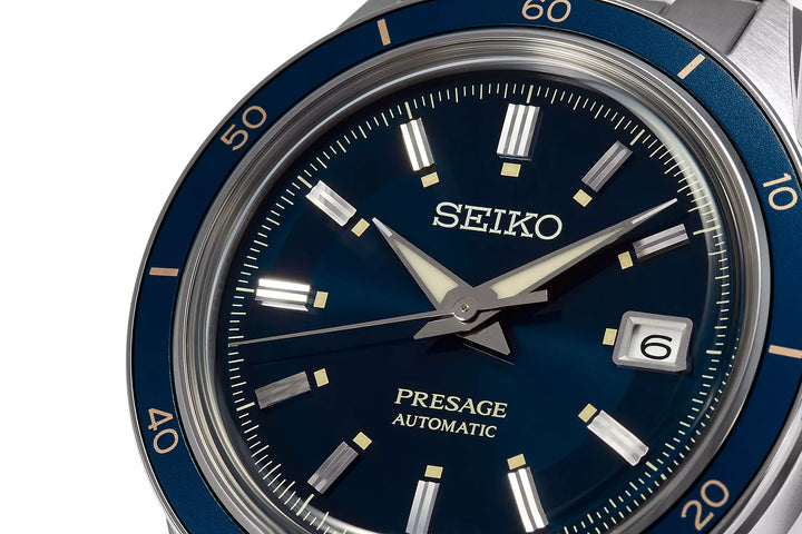 SEIKO PRESAGE SRPG05J1 STYLE 60S AUTOMATIC MEN WATCH