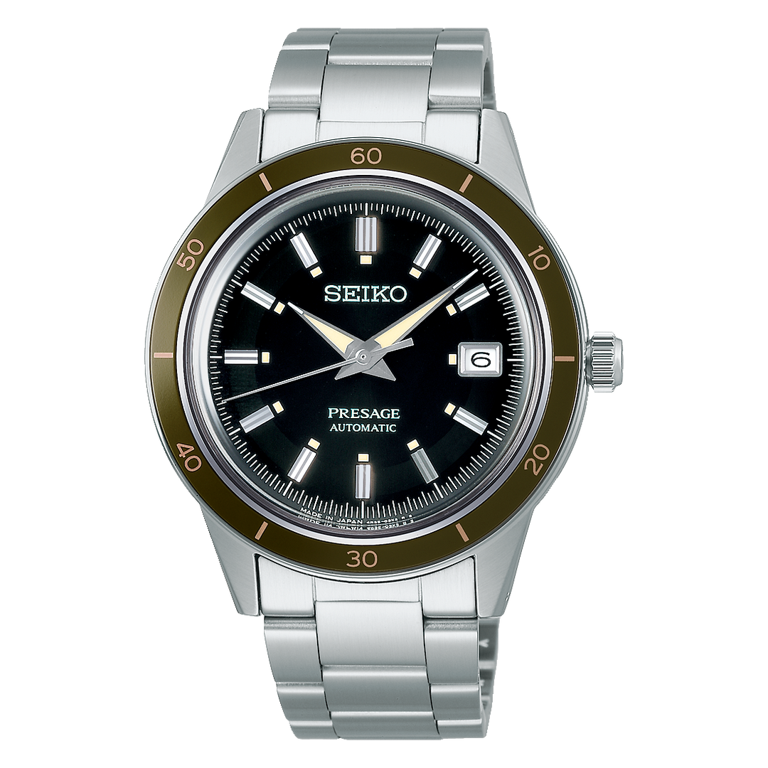 SEIKO PRESAGE SRPG07J1 STYLE 60S AUTOMATIC MEN WATCH