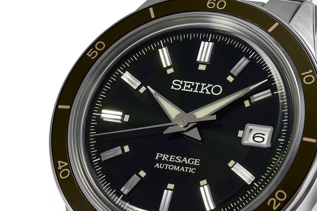 SEIKO PRESAGE SRPG07J1 STYLE 60S AUTOMATIC MEN WATCH
