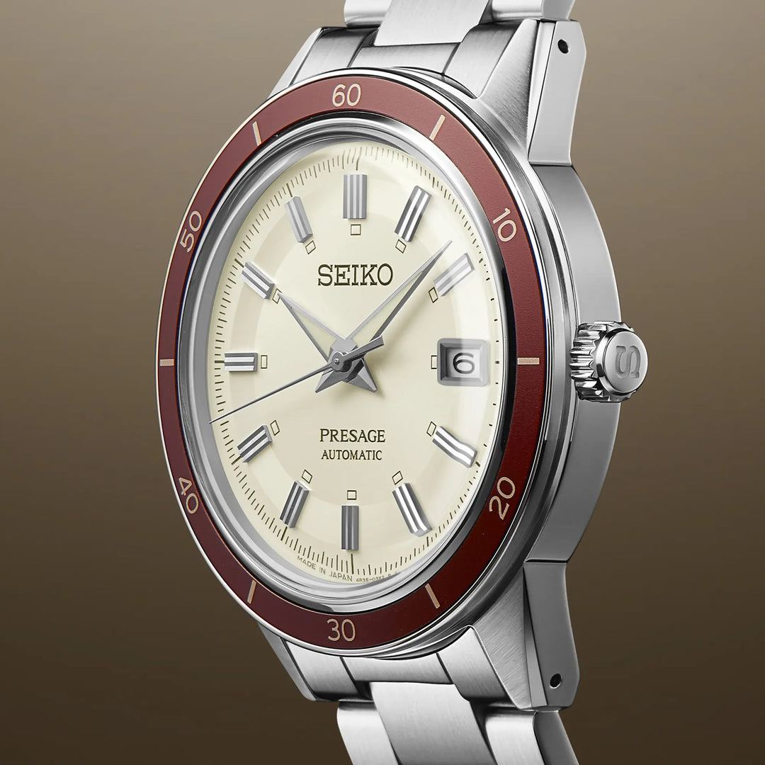 SEIKO PRESAGE SRPH93J1 STYLE 60S AUTOMATIC MEN WATCH