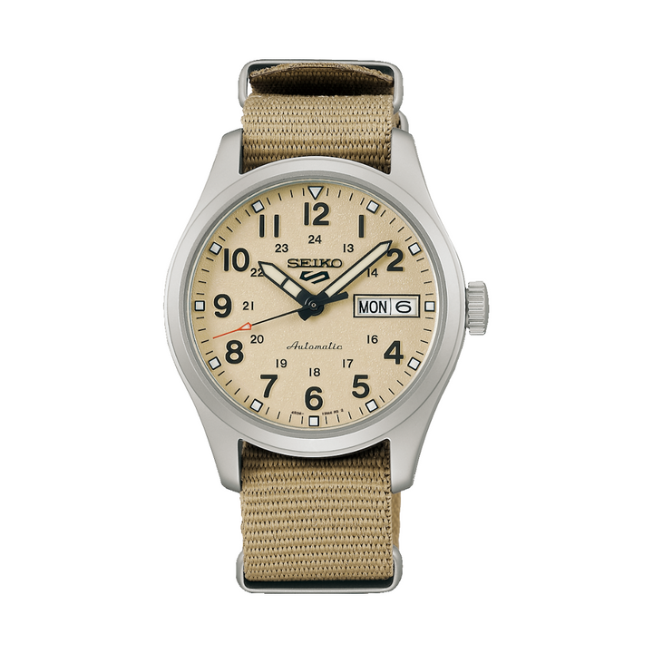 SEIKO 5 SPORTS SRPJ83K1 "DESERT KIT" MIDFIELD SPORTS SERIES MEN WATCH