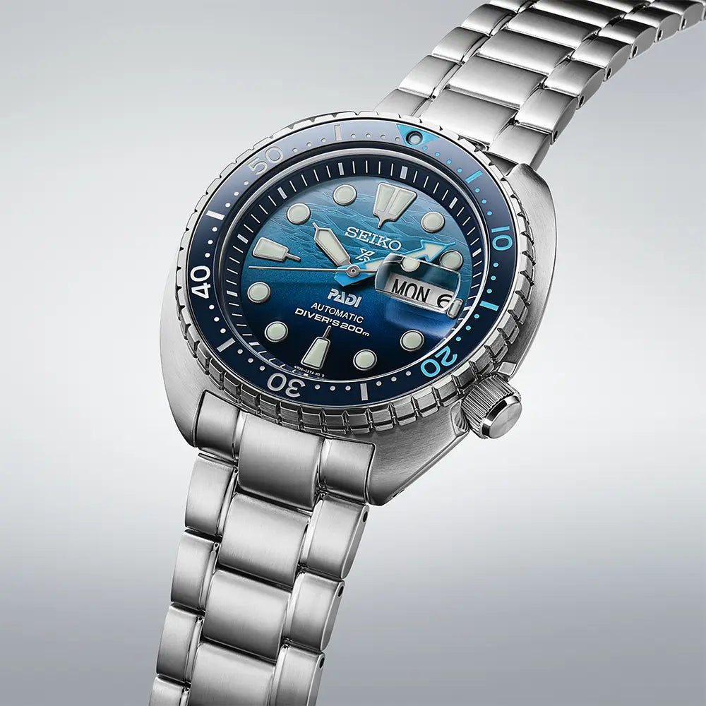 SEIKO PROSPEX SRPK01K1 GREAT BLUE TURTLE SCUBA PADI AUTOMATIC SPECIAL EDITION MEN WATCH