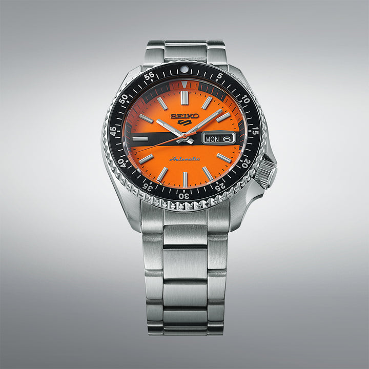 SEIKO 5 SPORTS SRPK11K1 SPECIAL EDITION THE ‘NEW DOUBLE HURRICANE’ RETRO COLOUR MEN WATCH