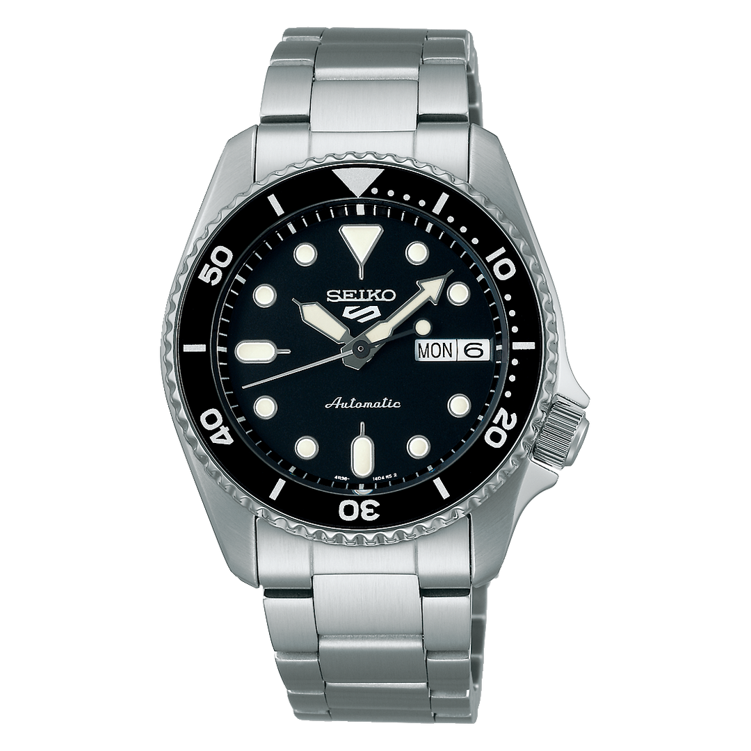 SEIKO 5 SPORTS SRPK29K1 SKX MIDI BLACK MEN WATCH