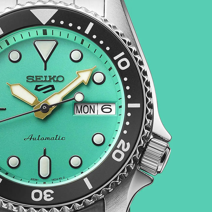 SEIKO 5 SPORTS SRPK33K1 SKX MIDI TEAL MEN WATCH