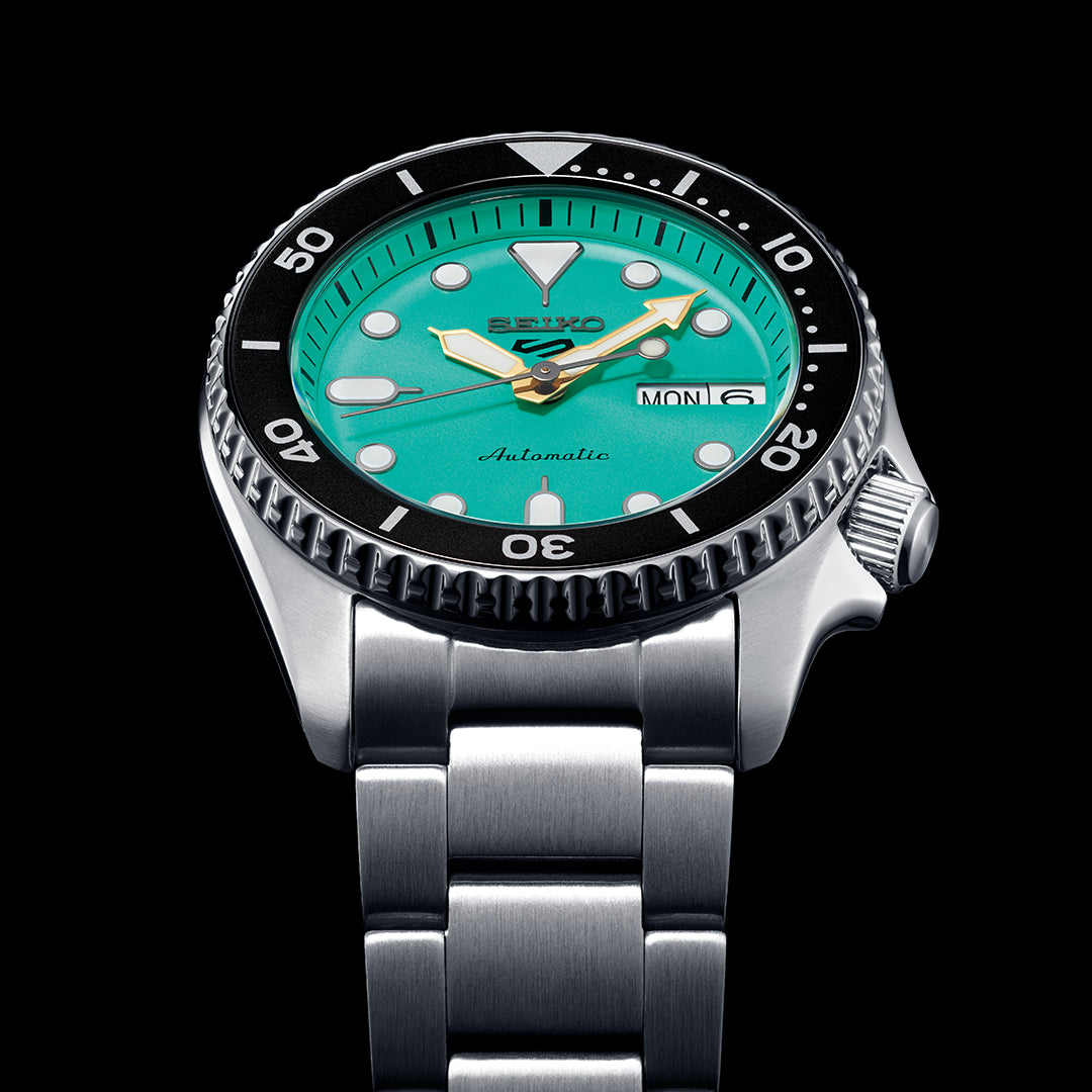 SEIKO 5 SPORTS SRPK33K1 SKX MIDI TEAL MEN WATCH