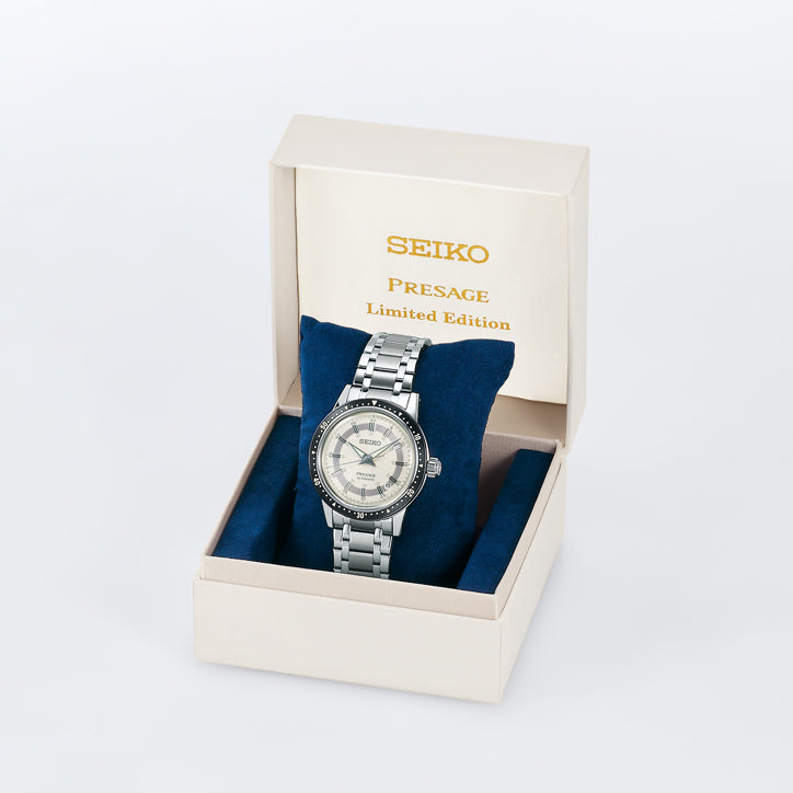 SEIKO PRESAGE SRPK61J1 STYLE 60S CROWN CHRONOGRAPH 6TH DECADE 60TH ANNIVERSARY LIMITED EDITION MEN WATCH