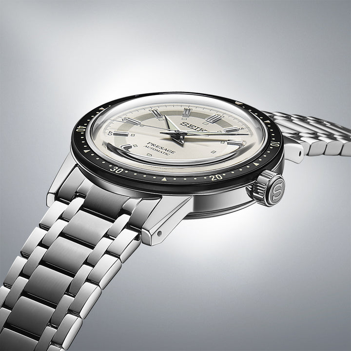 SEIKO PRESAGE SRPK61J1 STYLE 60S CROWN CHRONOGRAPH 60TH ANNIVERSARY LIMITED EDITION MEN WATCH