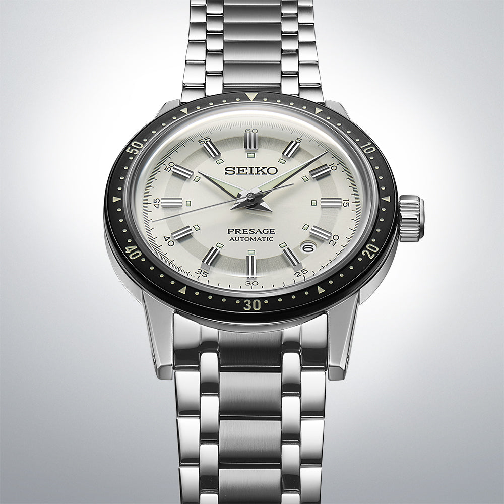 SEIKO PRESAGE SRPK61J1 STYLE 60S CROWN CHRONOGRAPH 60TH ANNIVERSARY LIMITED EDITION MEN WATCH