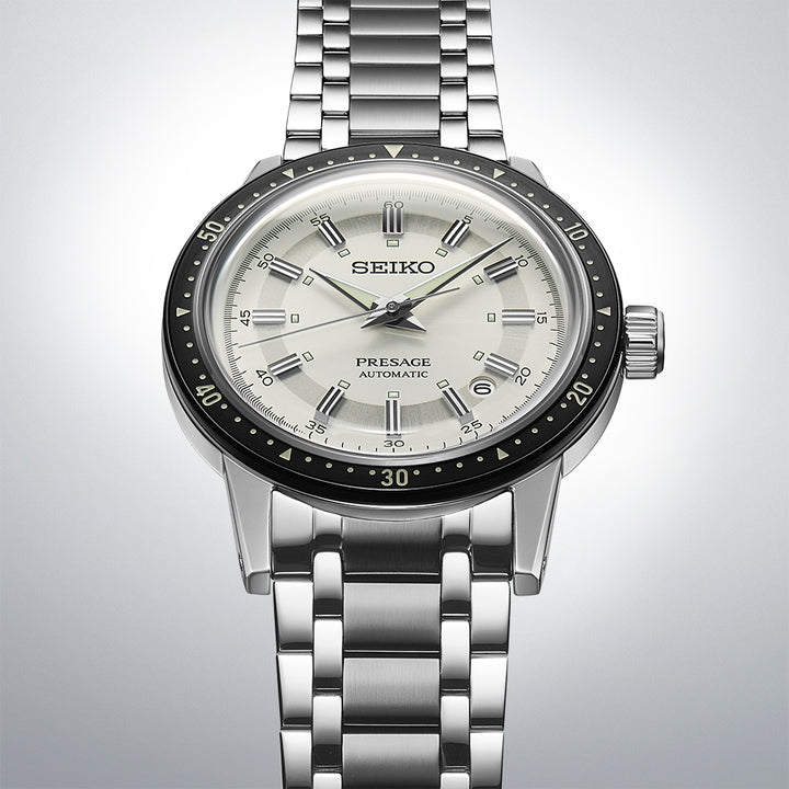 SEIKO PRESAGE SRPK61J1 STYLE 60S CROWN CHRONOGRAPH 60TH ANNIVERSARY LIMITED EDITION MEN WATCH