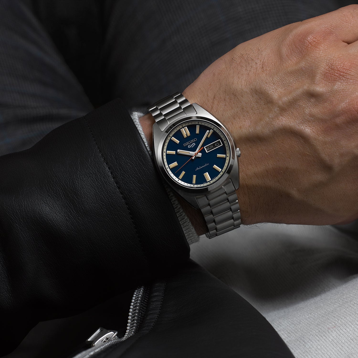 SEIKO 5 SPORTS SRPK87K1 SNXS 'RINSE BLUE' AUTOMATIC MEN WATCH SEIKO 5 SPORTS SRPK87K1 SNXS 'RINSE BLUE' AUTOMATIC MEN WATCH