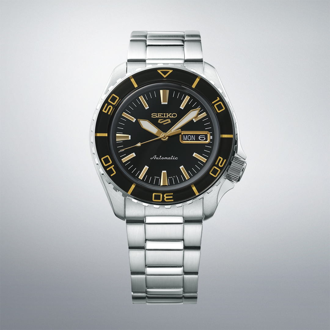 SEIKO 5 SPORTS SRPK99K1 BLACKTONE REDUX AUTOMATIC MEN WATCH
