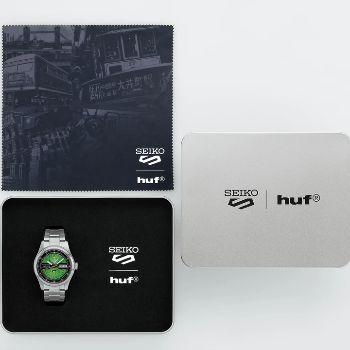 SEIKO 5 SPORTS X HUF II SRPM09K1 LIMITED EDITION MEN WATCH