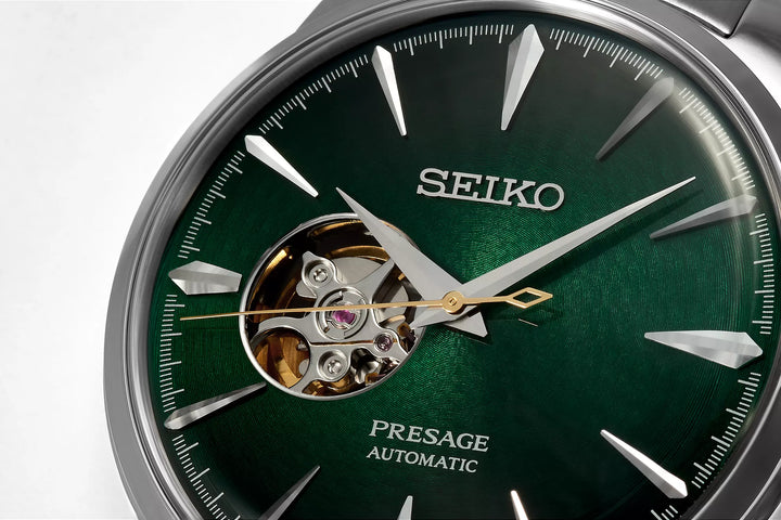 SEIKO PRESAGE SSA441J1 COCKTAIL TIME "GRASSHOPPER" AUTOMATIC  MEN WATCH