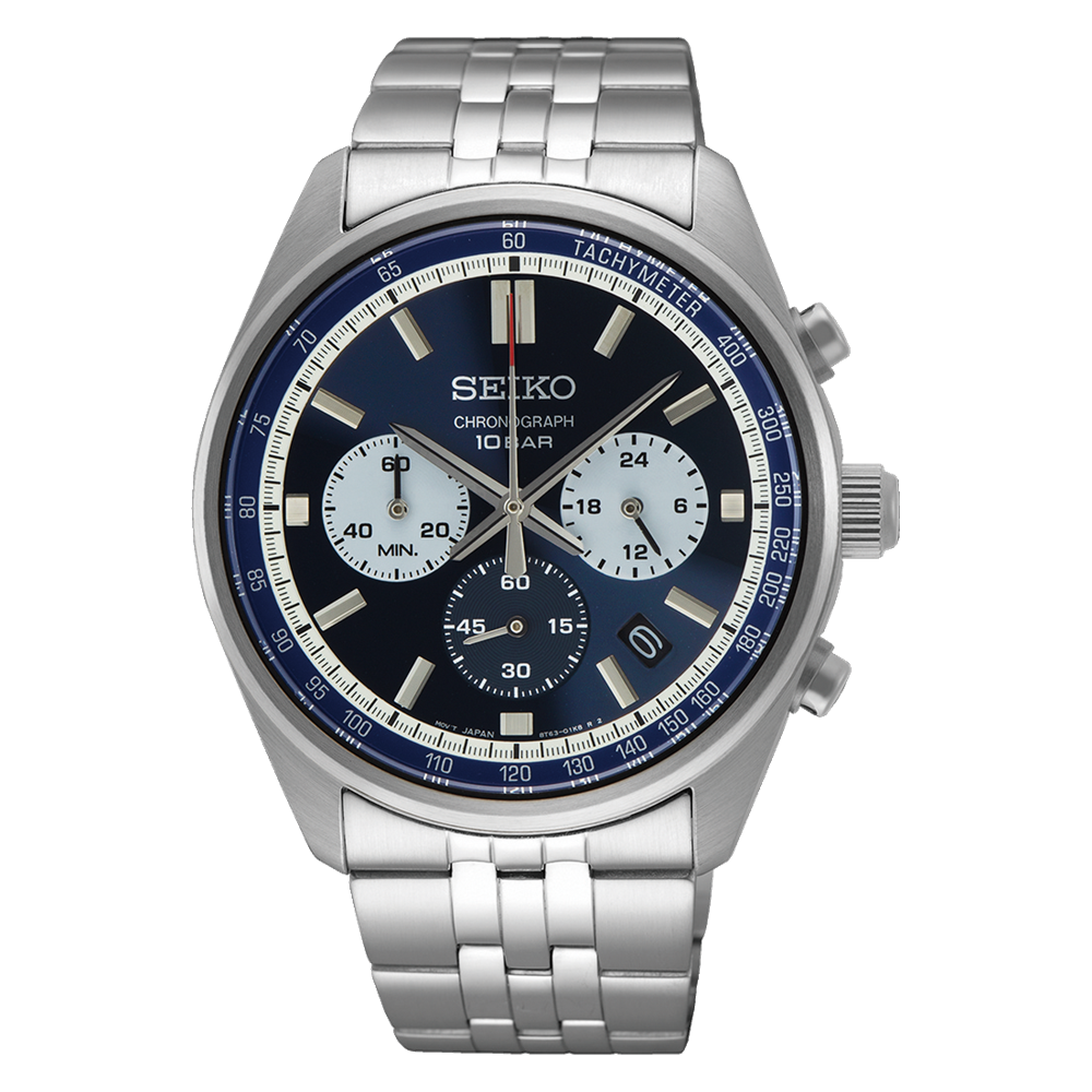 SEIKO CHRONOGRAPH SSB427P1 QUARTZ MEN WATCH