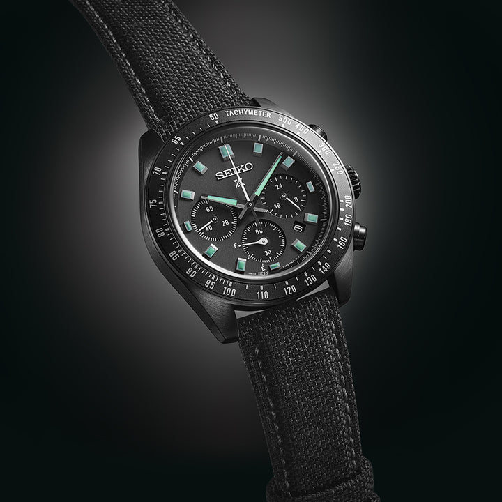 SEIKO PROSPEX SSC923P1 BLACK SERIES ‘NIGHT VISION’ SOLAR SPEEDTIMER CHRONOGRAPH MEN WATCH