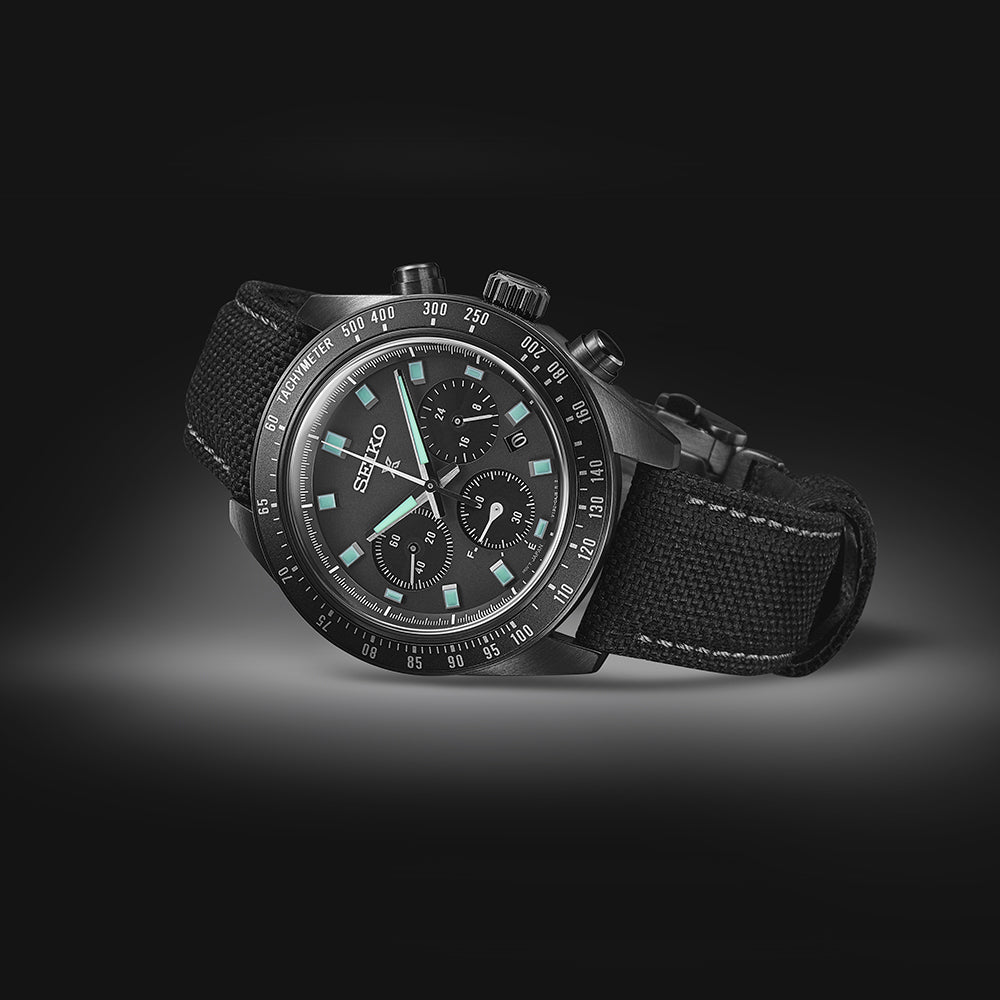 SEIKO PROSPEX SSC923P1 BLACK SERIES ‘NIGHT VISION’ SOLAR SPEEDTIMER CHRONOGRAPH MEN WATCH