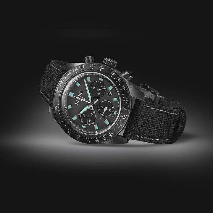 SEIKO PROSPEX SSC923P1 BLACK SERIES ‘NIGHT VISION’ SOLAR SPEEDTIMER CHRONOGRAPH MEN WATCH