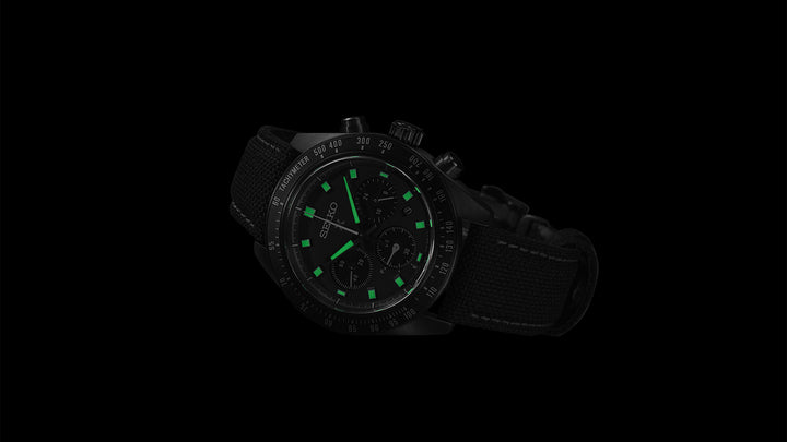 SEIKO PROSPEX SSC923P1 BLACK SERIES ‘NIGHT VISION’ SOLAR SPEEDTIMER CHRONOGRAPH MEN WATCH