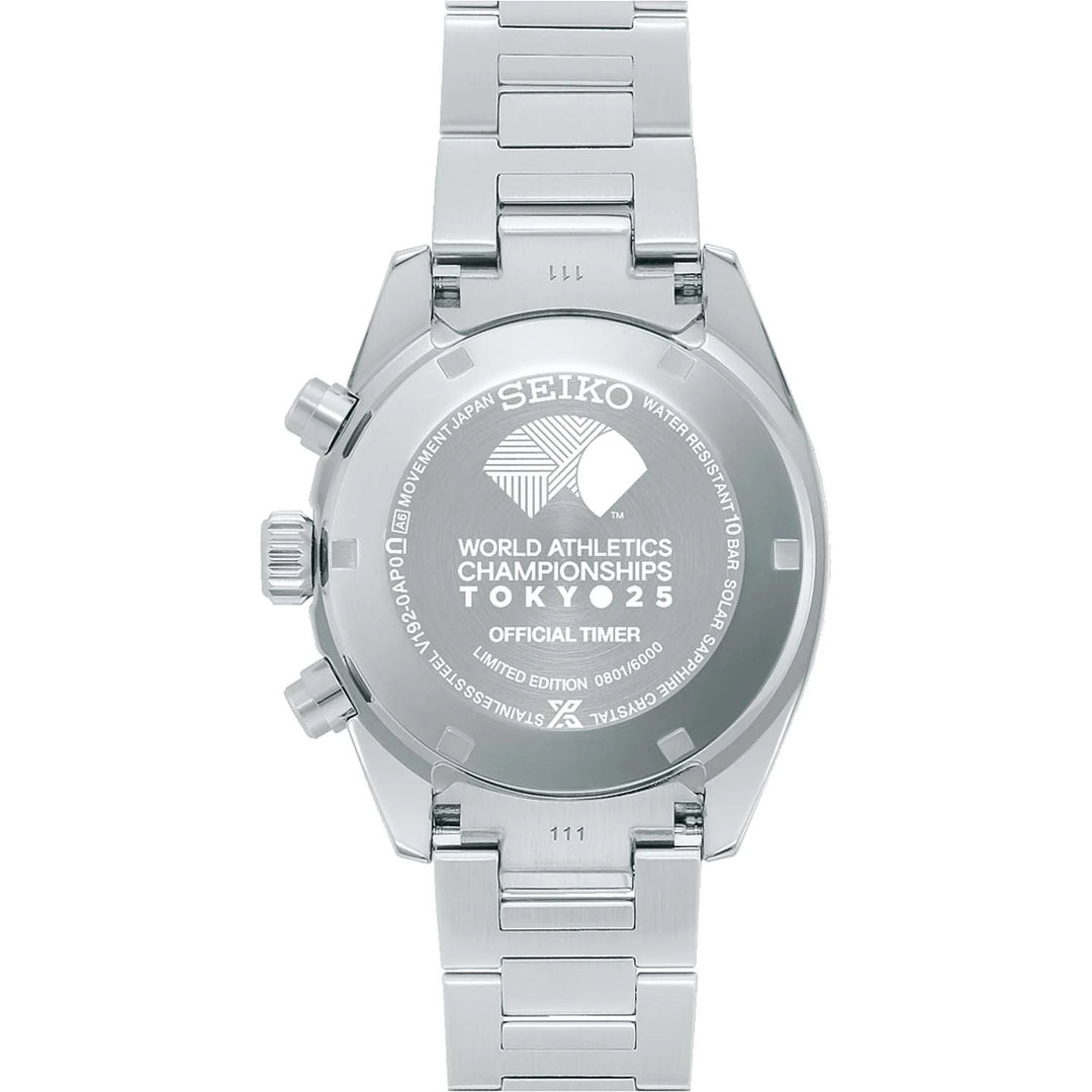 SEIKO PROSPEX SSC955P1 TOKYO WORLD ATHLETICS CHAMPIONSHIPS SPEEDTIMER LIMITED EDITION MEN WATCH