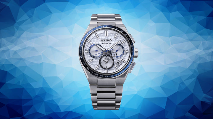 SEIKO ASTRON SSH135J1 GALACTIC BLUE GPS SOLAR 5X DUAL TIME LIMITED EDITION MEN WATCH