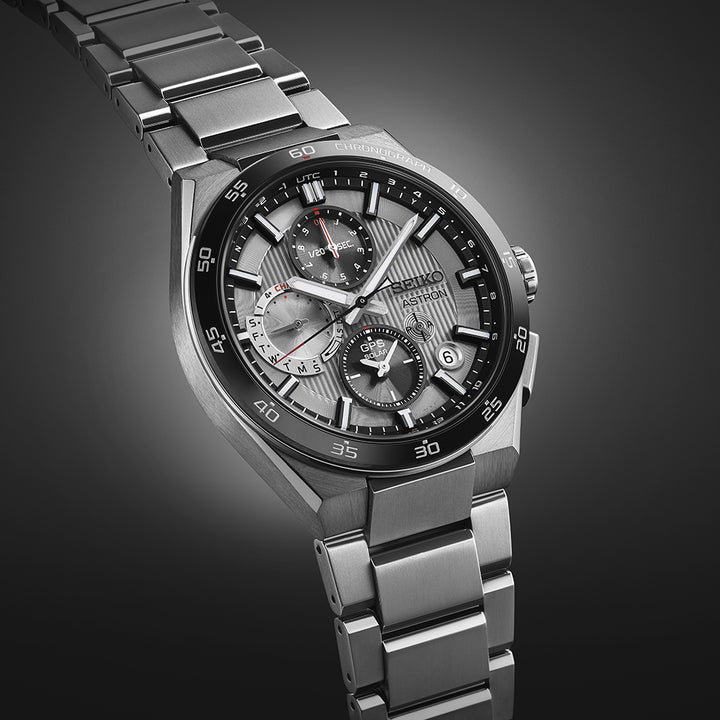 SEIKO ASTRON SSH153J1 ‘SILVERY NIGHT’ 5X GPS SOLAR CHRONOGRAPH MEN WATCH